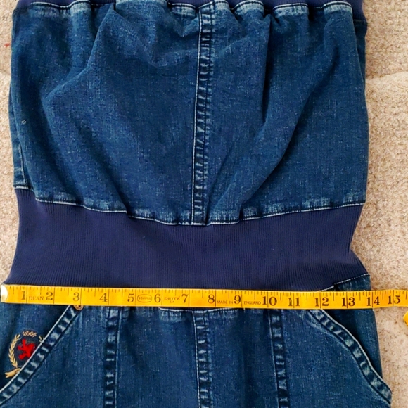 Denim dress strapless - Picture 6 of 9